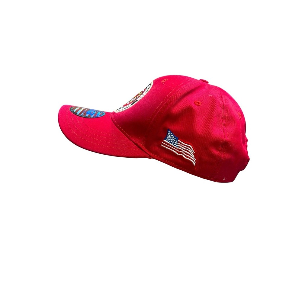 USMC‎ Official Baseball Cap Marines Red Strapback Official Licensed Made In Usa - Picture 3 of 6